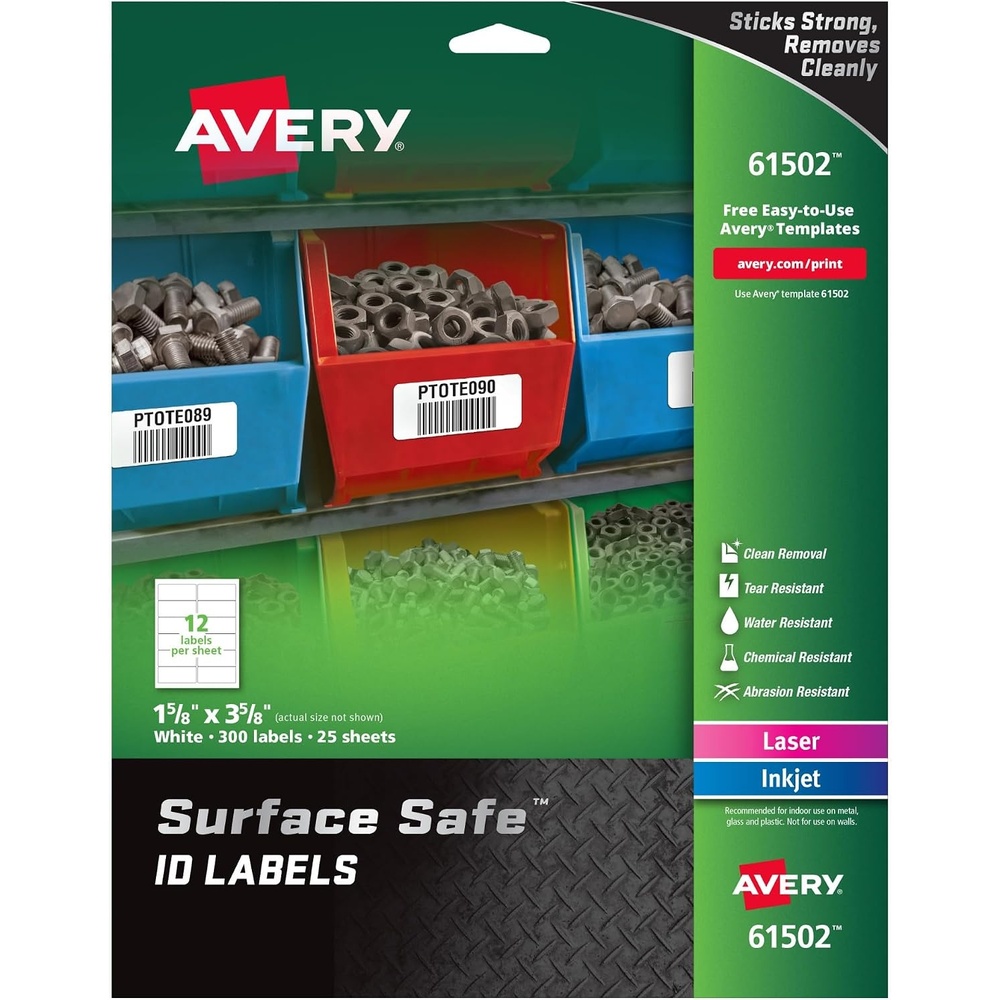 image:imageAvery Durable Labels Label 314 x 838 61507158 x 358
