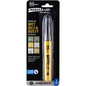 Avery Marks A Lot UltraDuty Permanent Markers, Chisel Tip, Water Resistant, 1 Black Industrial Marker (29845)