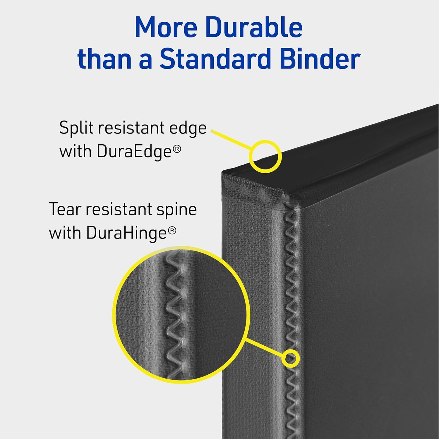 image:imageAvery Durable View 3 Ring Binders 15 Inch Slant Rings 375Sheet Capacity Assorted Bright Colors 4Pack 05687  for School Office Teachers Classrooms amp Home Organization15