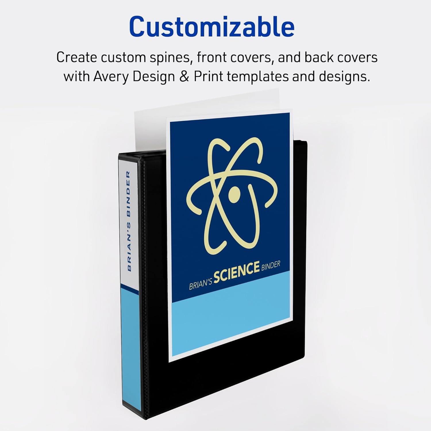 image:imageAvery Durable View 3 Ring Binders 15 Inch Slant Rings 375Sheet Capacity Assorted Pastel Colors 4Pack 05634  for School Office Teachers Classrooms amp Home Organization
