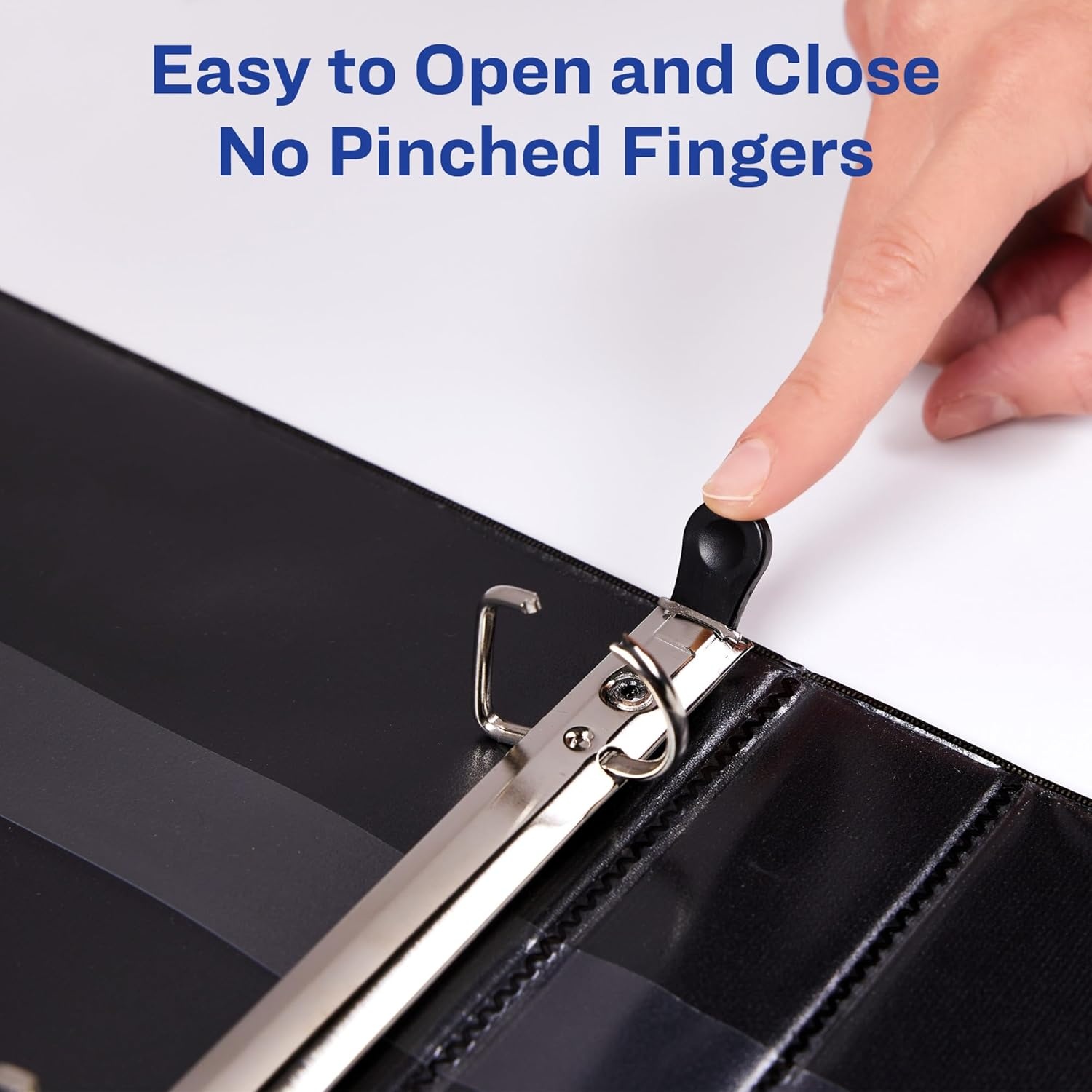 image:imageAvery HeavyDuty View 3 Ring Binder 1 One Touch EZD Rings 1 Red Binder 791701 Pack of 12