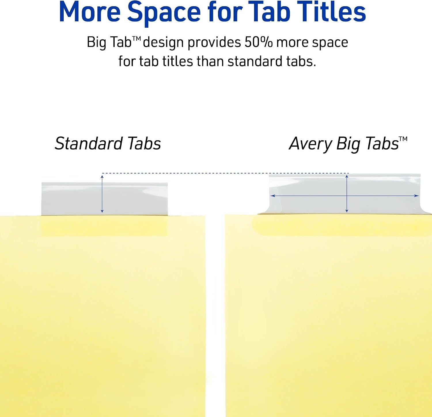 image:imageAvery Insertable Dividers for 3 Ring Binder 5Tab Set Clear Big Tabs Buff Paper with GoldReinforced 24 Sets Great for Organizing Projects Reports Finances and More 1111348 Sets