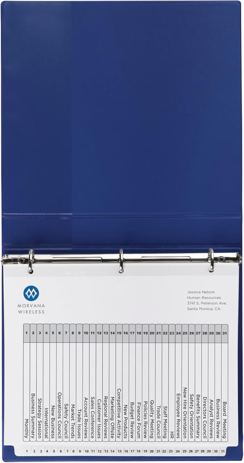 image:imageAvery JanDec Dividers for 3 Ring Binders 12 Tabs per Set Customizable Table of Contents Multicolor Tabs Great for Organizing Reports Projects and More 24 Sets of 111271Pack 3Sets