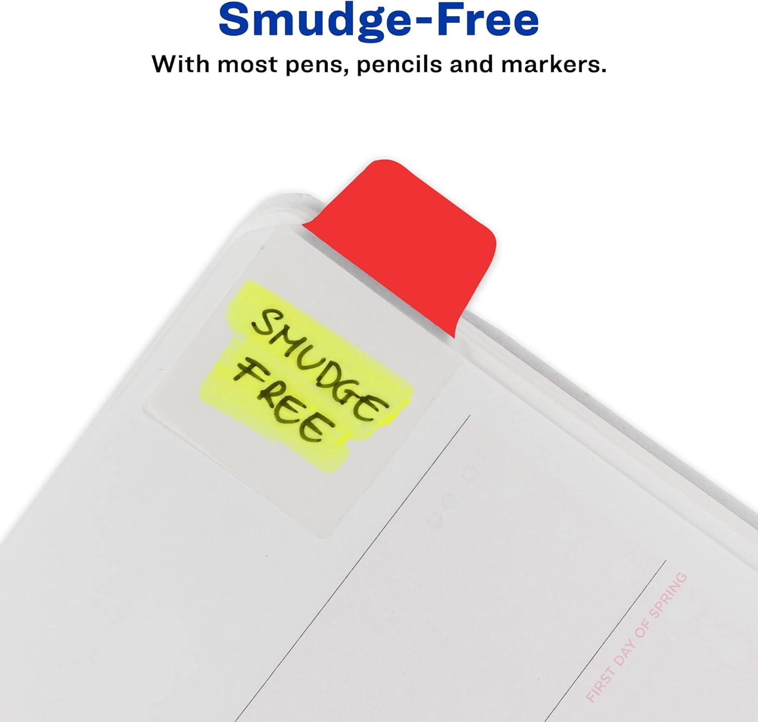 image:imageAvery Mini Ultra Tabs 1 x 15 2Side Writable Assorted Primary Colors 40 Repositionable Tabs 74760Assorted Colors