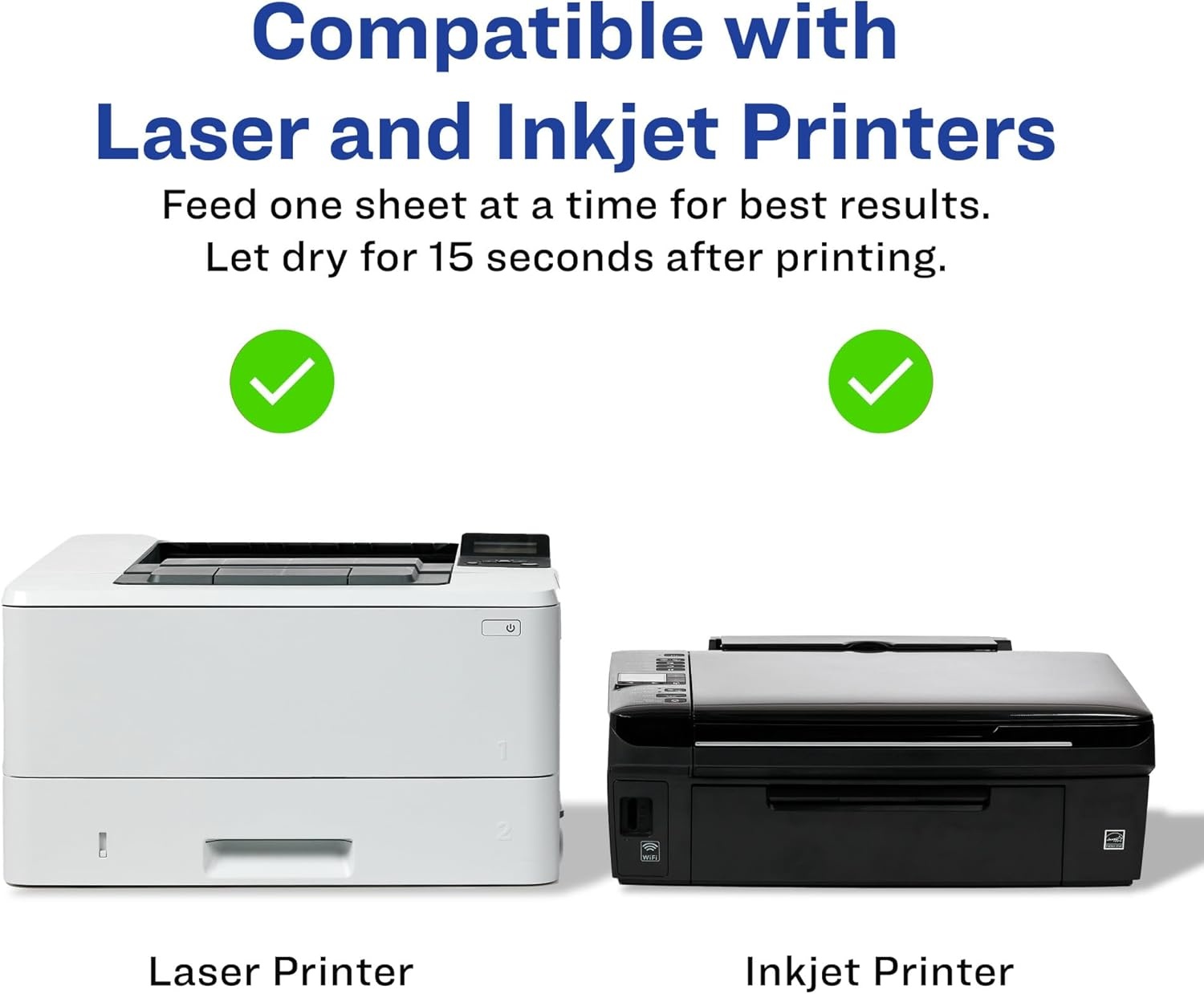 image:imageAvery Pearlized Ivory Rectangle Labels Sure Feed Technology 2 x 4 100 Pearlized Ivory Labels LaserInkjet Printable1 000 labels
