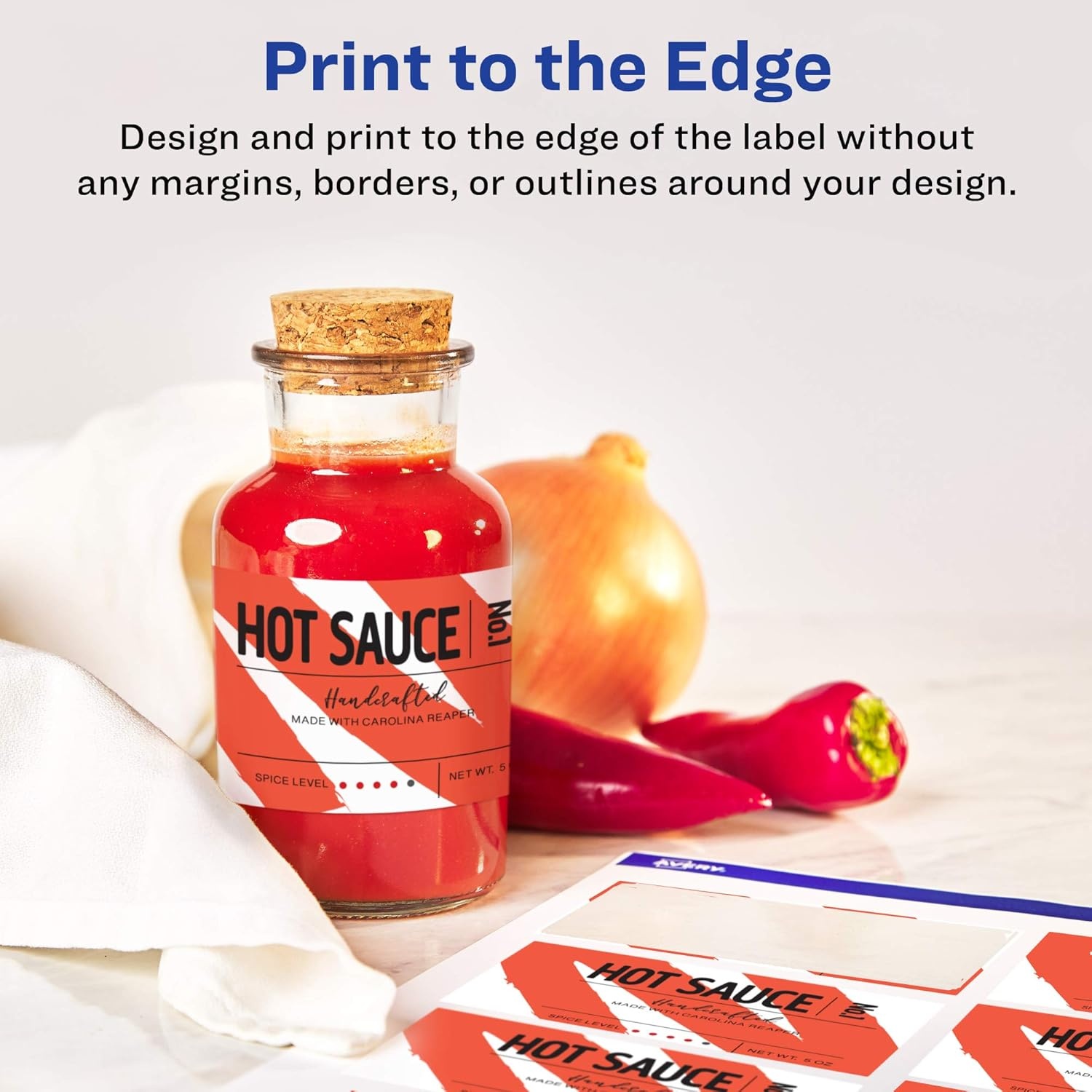image:imageAvery Printable Durable White Rectangle Labels Sure Feed Technology 15 x 375 PrinttotheEdge Waterproof Labels Laser amp PigmentBased Inkjet Compatible 100 Total1 000 labels