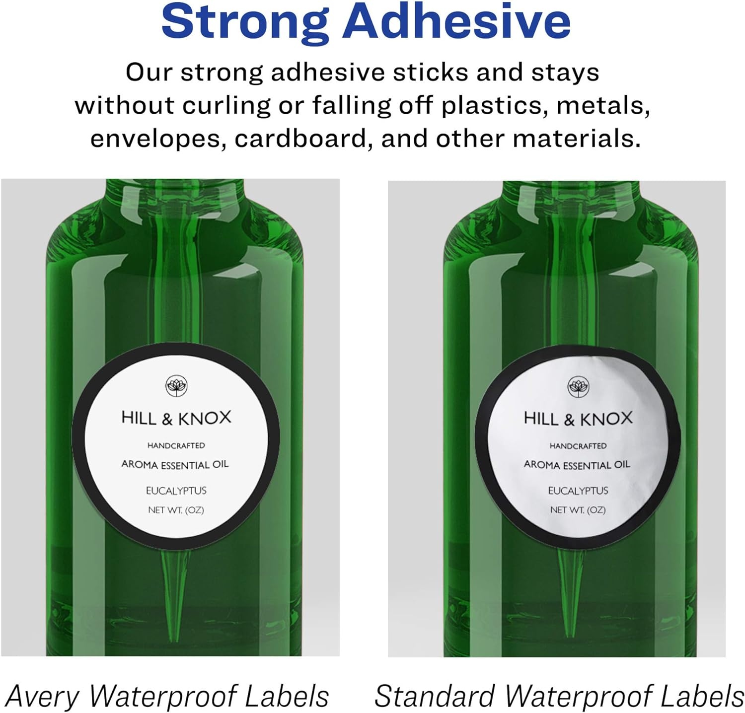 image:imageAvery Printable Durable White Round Labels Sure Feed Technology 25 Diameter PrinttotheEdge Waterproof Labels Laser amp PigmentBased Inkjet Compatible 90 Total900 labels