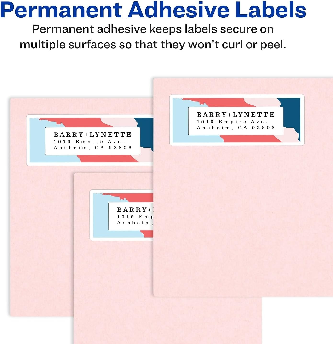image:imageAvery Printable Shipping Labels 85 x 11 Matte White Inkjet Printer Compatible 20 Blank Labels Great for Signage Packaging School Supplies and More 8255One Size