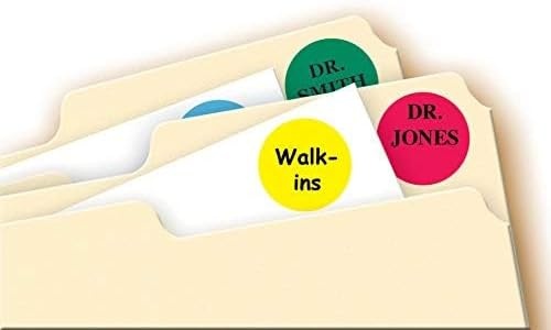 image:imageAvery Removable ColorCoding Labels Removable Adhesive Assorted Colors 34 Diameter 1008 Labels 547234 Diameter Pack of 1