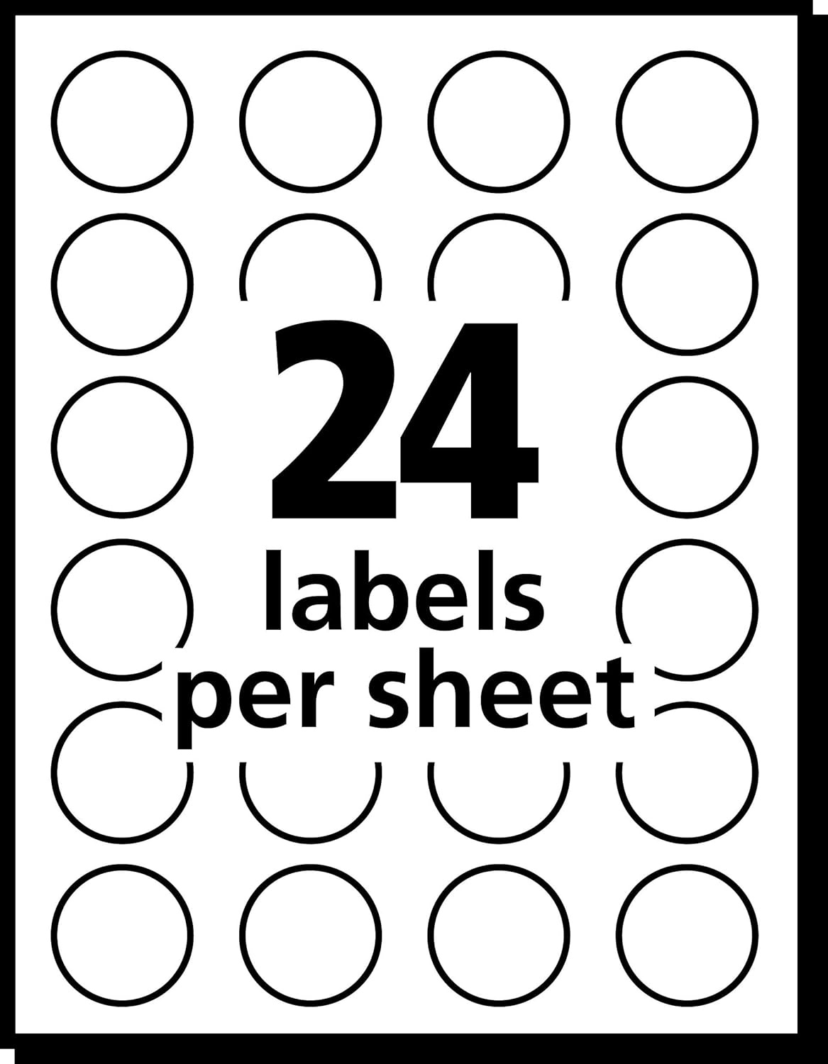 image:imageAvery Removable ColorCoding Labels Removable Adhesive Assorted Colors 34 Diameter 1008 Labels 547234 Diameter Pack of 2
