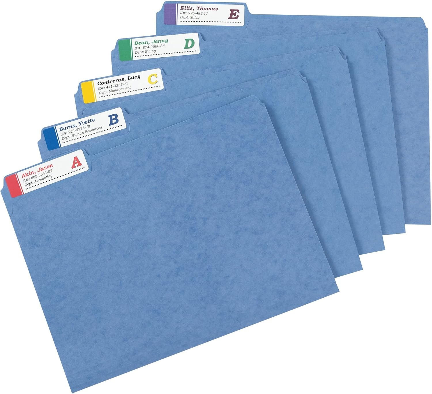 image:imageAvery TrueBlock Extra Large File Folder Labels 1516 x 3716 450 Printable Labels Assorted Colors 50261516 x 3716 in