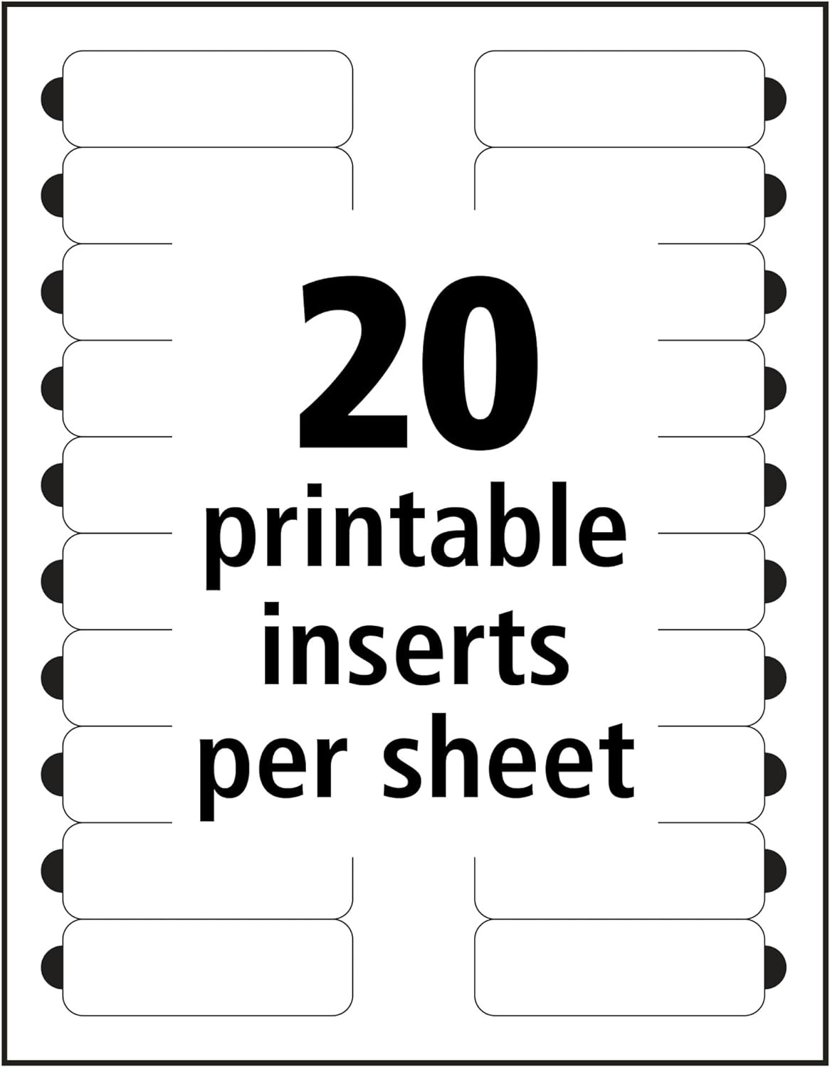 image:imageThe Mighty Badge by Avery 1 x 3 Silver Name Tags 4 ID Badges 32 Inserts for Laser Printers 7120010 Badges Pack of 5