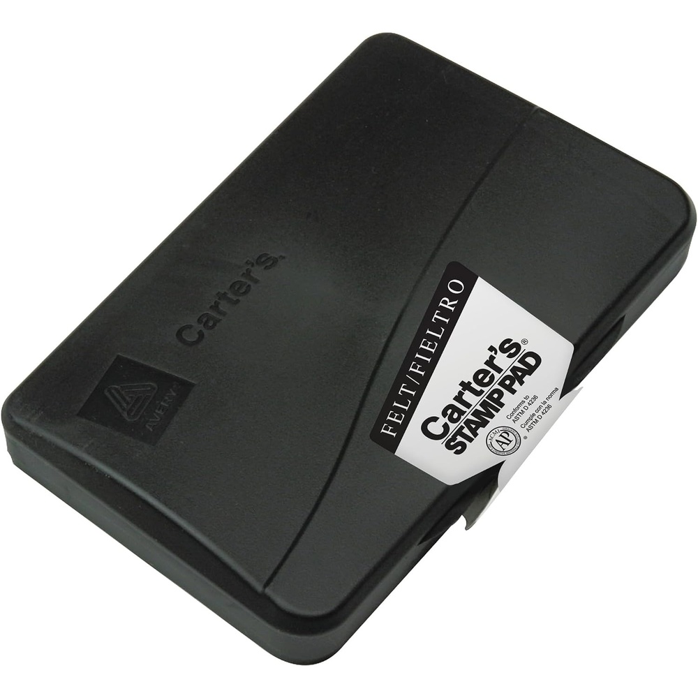 image:imageAVERY Carters Felt Stamp Pad 275 x 427 Inches Black Ink 36Pack of 21081315 x 612 inches