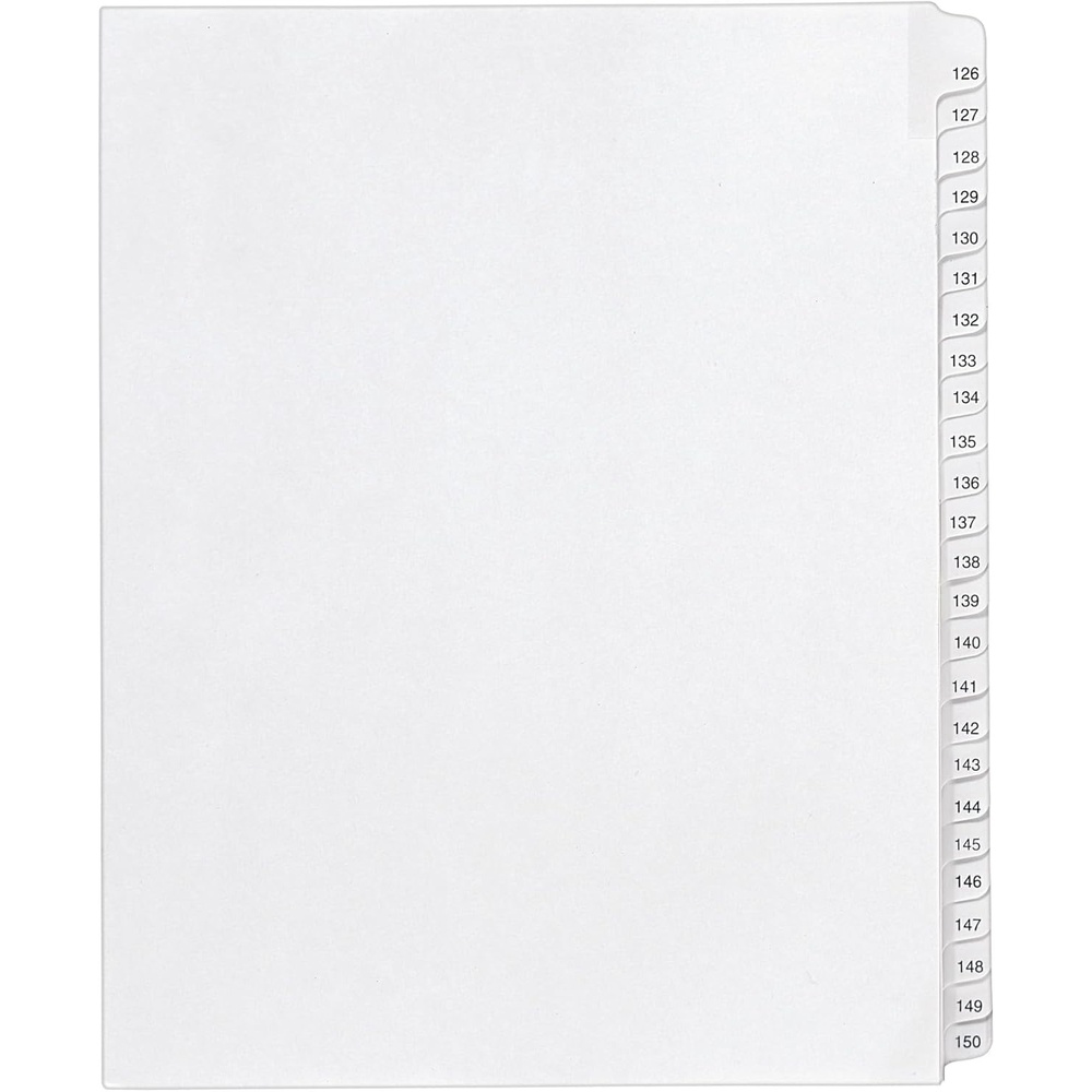 image:imageAvery Legal Dividers Allstate Collated Sets Letter Size Side Tab 126150 Tab Set 01706