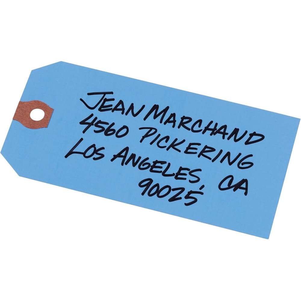 image:imageAvery Unstrung Shipping Tags 115 pt Stock 434 x 238 1000 Blue Hang Tags 12355