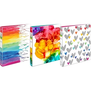 Avery + Amy Tangerine Designer Collection Binder, 1″ Round Rings, 175-Sheet Capacity, Assorted Designs (26880), Pack of 6