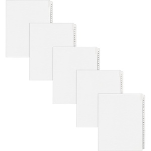 Avery A-Z Legal Exhibit Dividers for 3 Ring Binders, 25-Tab Sets, Allstate Style, 5 Binder Divider Sets (31700)(0)