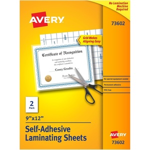 Avery Clear Laminating Sheets, 9″ x 12″, Permanent Self-Adhesive, 50 Self-Laminating Sheets, Great for Protecting Documents, Photos, and Signs More (73601)(Clear)