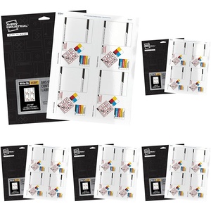 Avery GHS Secondary Container Labels, Pre-Printed, Handwrite Only, 3.5″ x 5″, 100 Labels (61209)(3-1/2″ x 5″ (Pack of 5))