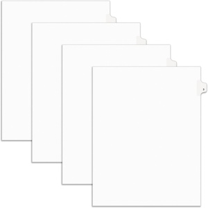 Avery Individual Legal Exhibit Dividers, Avery Style, 3, Side Tab, 8.5 x 11 inches, Pack of 25 (11913)(4 Sets)