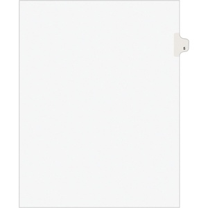 Avery Individual Legal Exhibit Dividers, Avery Style, 5, Side Tab, 8.5 x 11 inches, Pack of 25 (11915)