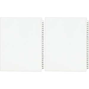 Avery Legal Dividers, Standard Collated Sets, 101-125 Tab Set (01334)(1 Count (Pack of 2))