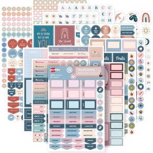 Avery Planner Stickers Variety Pack, 30 Sheets, 1,656 Productivity Stickers for Your Planner, Journal or Calendar (6785)(Productivity)