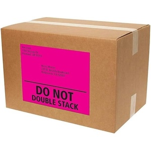 Avery Printable Shipping Labels, 8-1/2″ x 11″, Assorted Neon Colors (Magenta, Green, and Yellow), Laser & Inkjet Compatible, 15 Blank Labels Total (5975)(Neon Magenta)