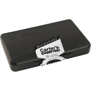 Carter’s Micropore Black Stamp Pad, 2.75 x 4.27 Inches, 12 Pack (21281)