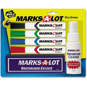 Marks-A-Lot Dry Erase Marker Kit (23503)