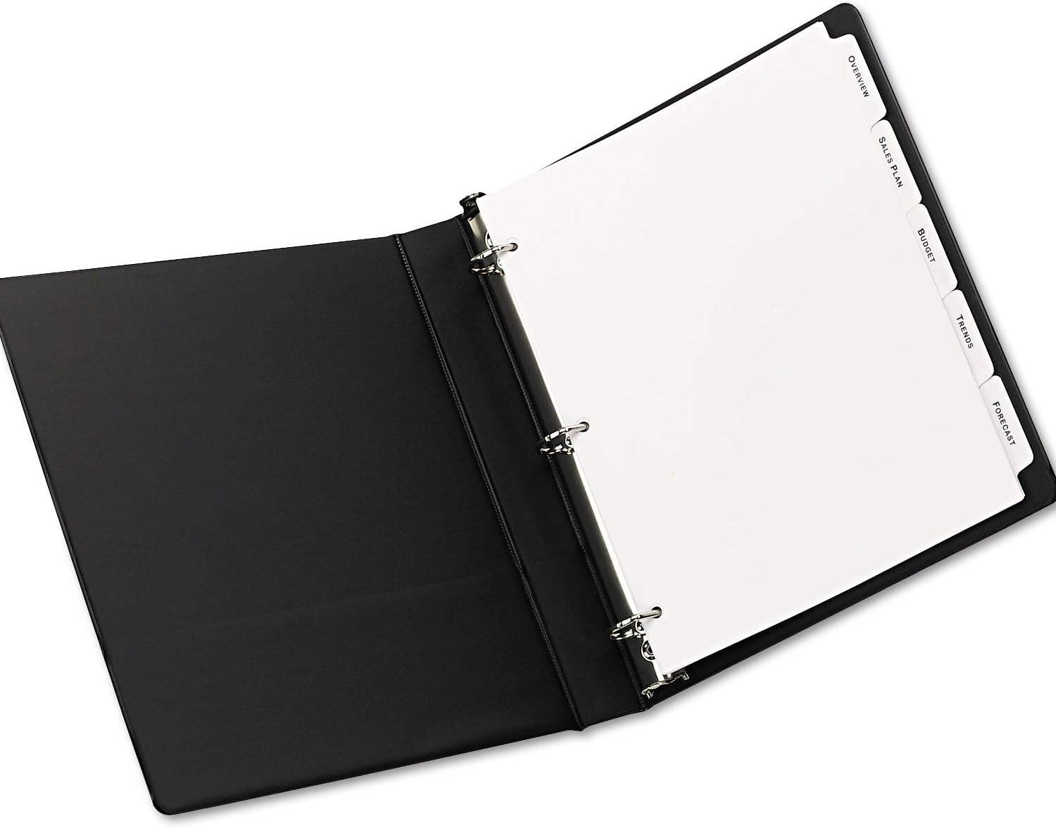 image:imageAvery Double Reverse Collated Tab Dividers Unpunched for Most Binding Systems Printable with HighSpeed Copiers and Offset Presses White 5 Tabs per Set 30 Sets of 204059 x 11 inches