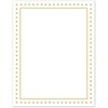Gold Border with Gold Dots
