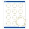 Gold Border With Gold Dots