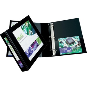 Avery Heavy-Duty Framed View 3-Ring Binder, 2″ EZD Rings, 1 Black Binder (68032)(1 Count (Pack of 1))