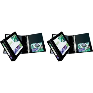 Avery Heavy-Duty Framed View 3-Ring Binder, 2″ EZD Rings, 1 Black Binder (68032)(1 Count (Pack of 2))
