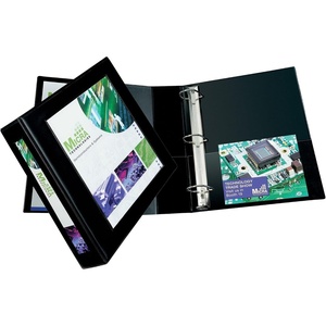 Avery Heavy-Duty Framed View 3-Ring Binder, 2″ EZD Rings, 1 Black Binder (68032)(1 Count (Pack of 6))