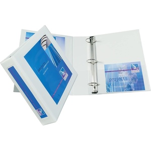 Avery Heavy-Duty Framed View 3-Ring Binder, 2″ EZD Rings, 1 Navy Blue Binder (68033)(White)