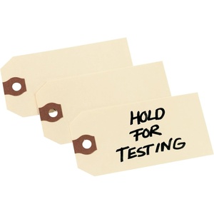 Avery Unstrung Shipping Tags, 11.5 pt. Stock, 4-3/4″ x 2-3/8″, Strings and Other Attachments Not Included, 1000 Manila Hang Tags (12305)
