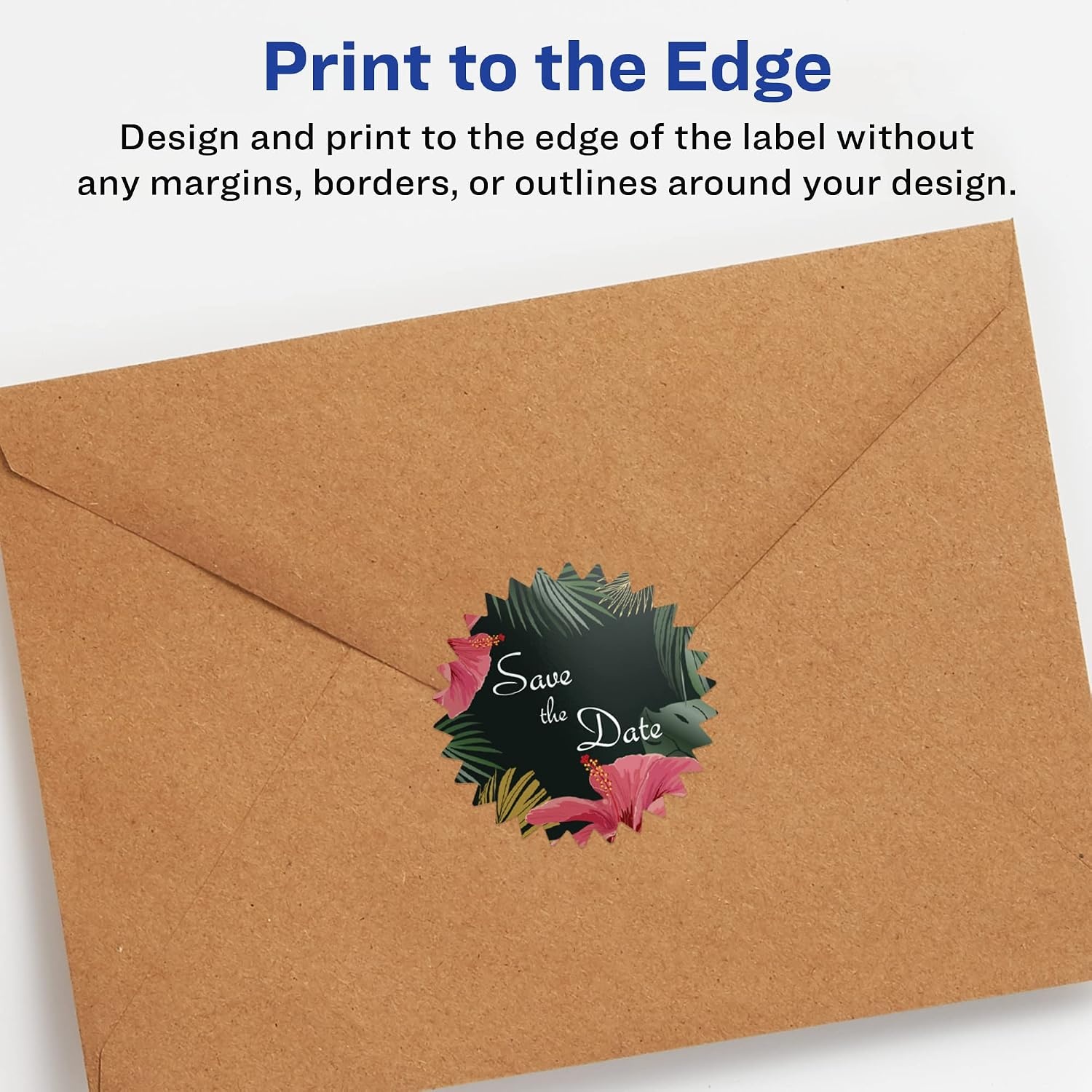 image:imageAvery Glossy White Starburst Labels Sure Feed Technology 1 480 Glossy White Labels PrinttoTheEdge Permanent Adhesive LaserInkjet Printable480 labels