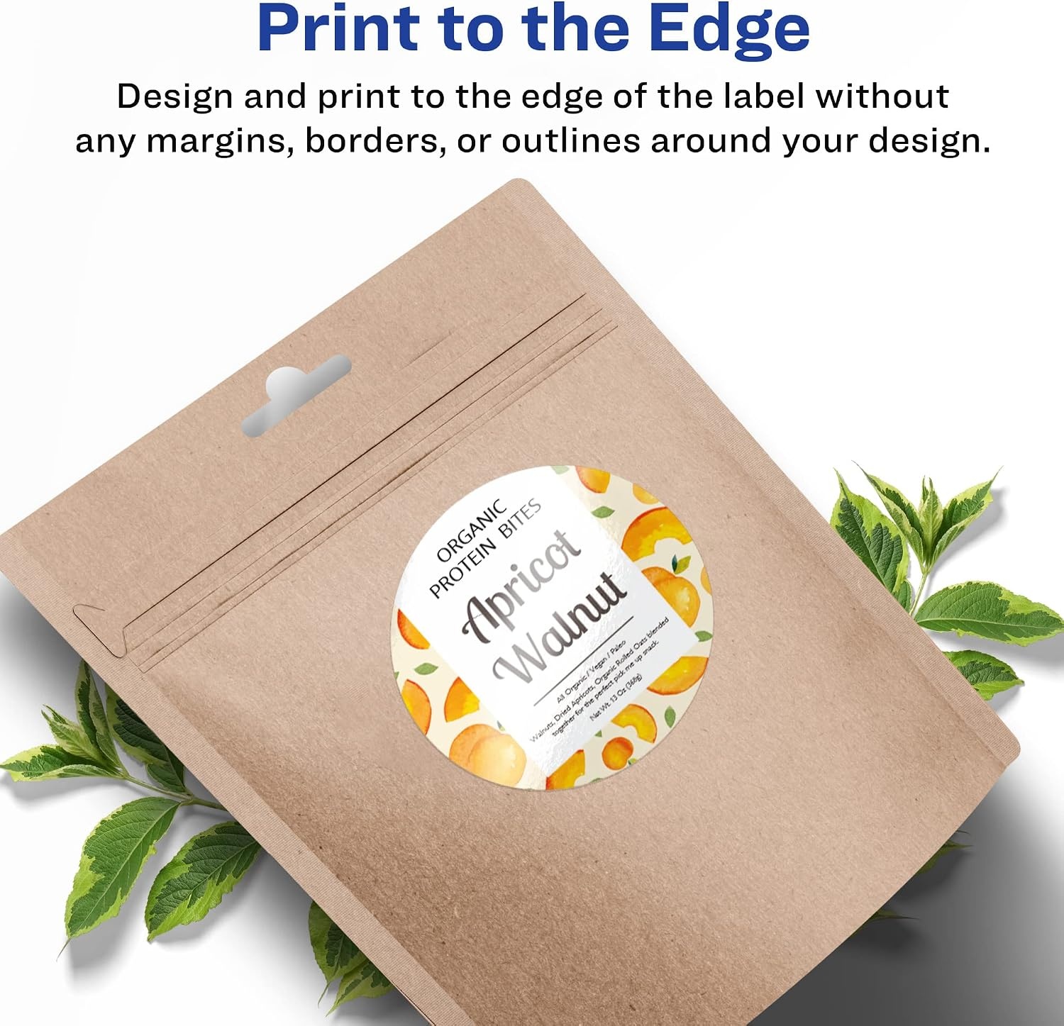 image:imageAvery Glossy White Round Labels Sure Feed Technology 35 Diameter 40 Glossy White Labels PrinttoTheEdge Permanent Adhesive LaserInkjet Printable400 labels